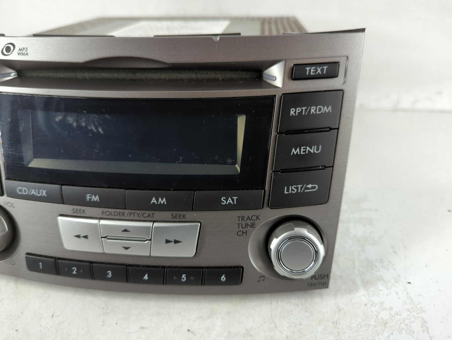 2012-2014 Subaru Legacy Am Fm Cd Player Radio Receiver - Oemusedautoparts1.com