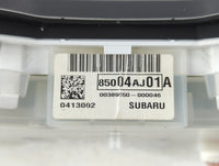 2013-2014 Subaru Legacy Instrument Cluster Speedometer Gauges P/N:85001AJ00A Fits Fits 2013 2014 OEM Used Auto Parts - Oemus