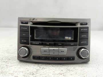 2012-2014 Subaru Legacy Radio AM FM Cd Player Receiver Replacement P/N:86201AJ61A Fits Fits 2012 2013 2014 OEM Used Auto Par