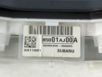 2013-2014 Subaru Legacy Instrument Cluster Speedometer Gauges P/N:85001AJ00A Fits Fits 2013 2014 OEM Used Auto Parts - Oemus