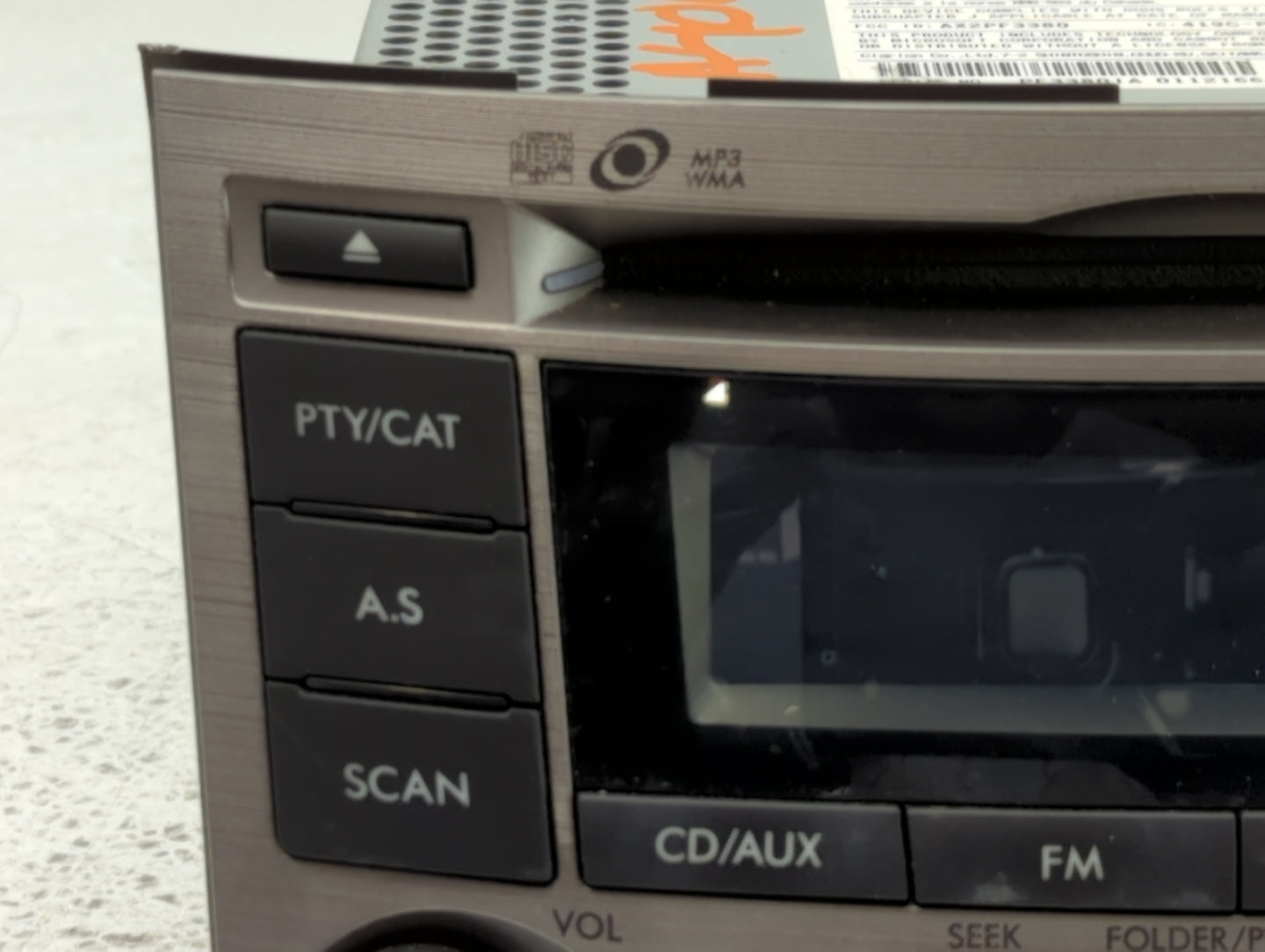 2012-2014 Subaru Legacy Am Fm Cd Player Radio Receiver - Oemusedautoparts1.com