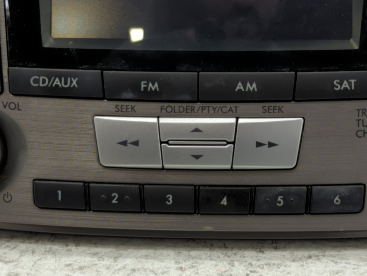2012-2014 Subaru Legacy Am Fm Cd Player Radio Receiver - Oemusedautoparts1.com