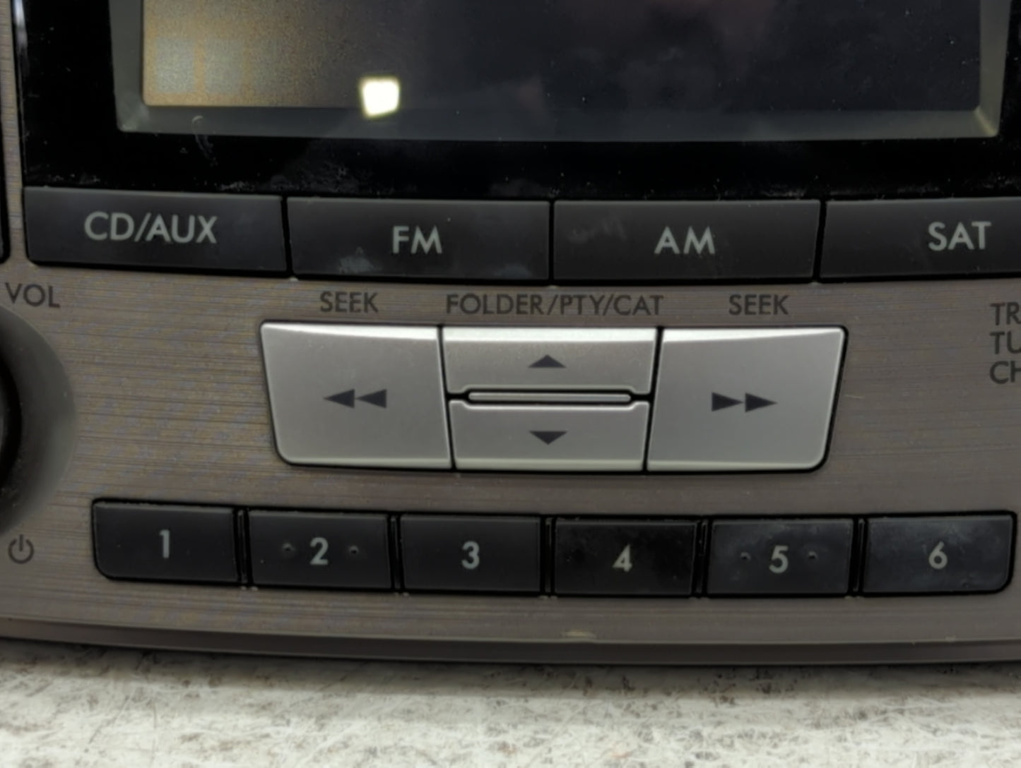 2012-2014 Subaru Legacy Am Fm Cd Player Radio Receiver - Oemusedautoparts1.com