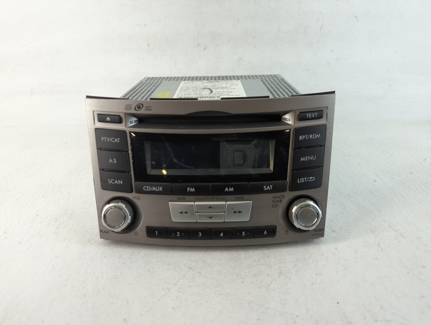 2012-2014 Subaru Legacy Am Fm Cd Player Radio Receiver - Oemusedautoparts1.com