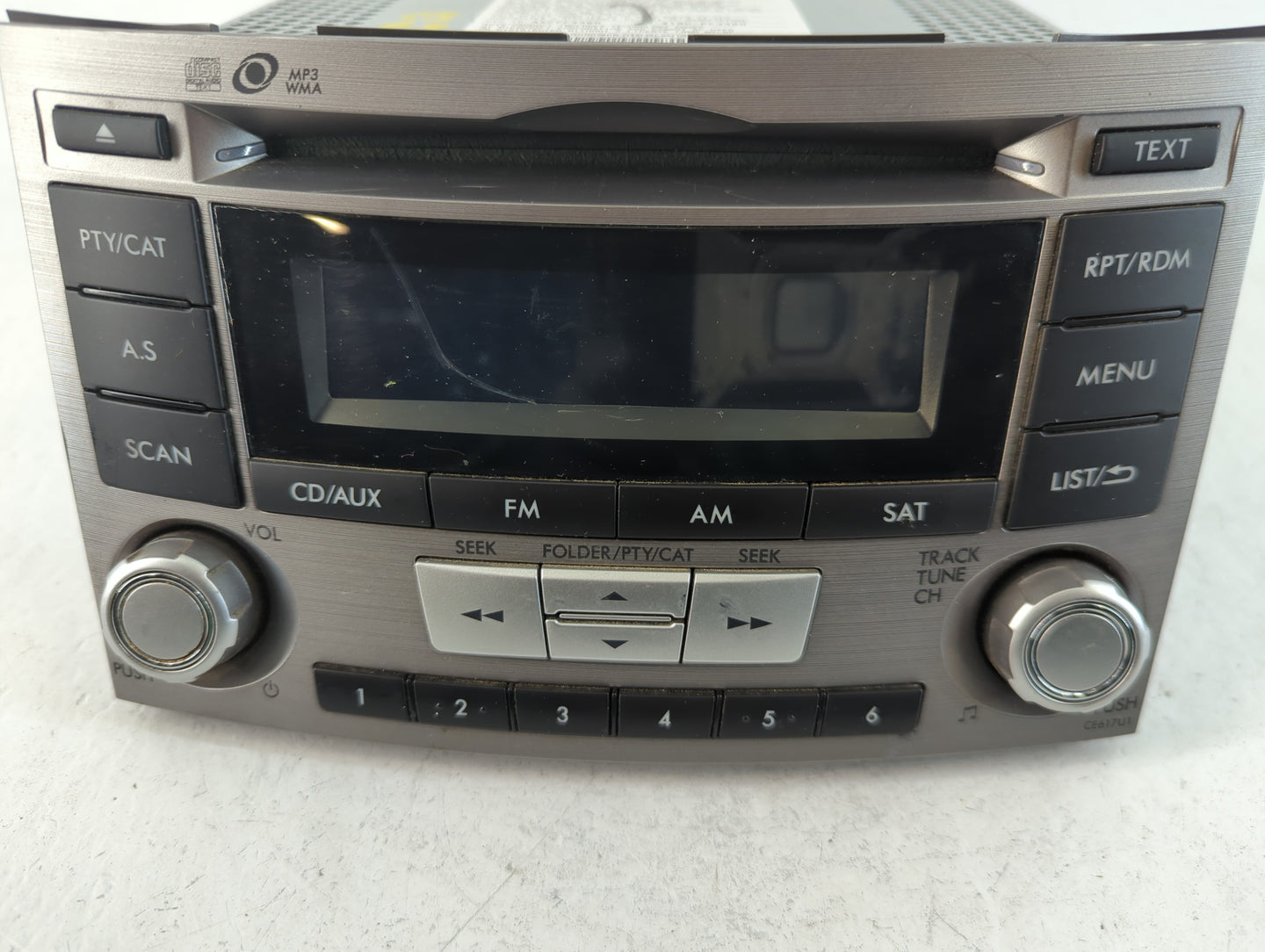 2012-2014 Subaru Legacy Am Fm Cd Player Radio Receiver - Oemusedautoparts1.com