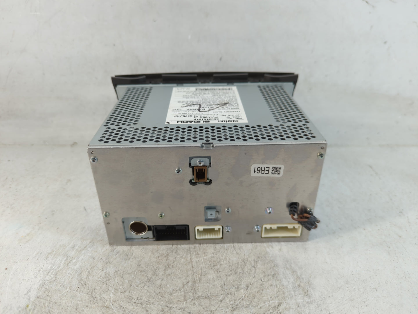 2012-2014 Subaru Legacy Radio AM FM Cd Player Receiver Replacement P/N:86201AJ61A Fits Fits 2012 2013 2014 OEM Used Auto Par