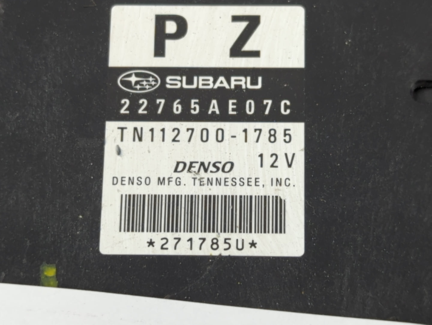 2013-2014 Subaru Legacy PCM Engine Control Computer ECU ECM PCU OEM P/N:TN112700-1785 22765AE07C Fits Fits 2013 2014 OEM Use