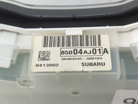 2013-2014 Subaru Legacy Instrument Cluster Speedometer Gauges P/N:0413002 85004AJ01A Fits Fits 2013 2014 OEM Used Auto Parts