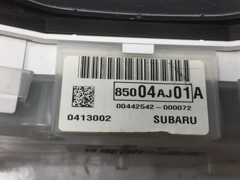 2013 Subaru Legacy Instrument Cluster Speedometer Gauges P/N:PN:85004AJ01A Fits Fits 2014 OEM Used Auto Parts - Oemusedautop