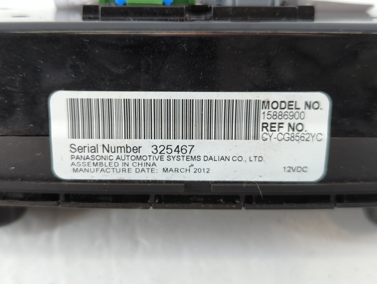 2013 Subaru Svx Climate Control Module Temperature AC/Heater Replacement P/N:15886900 325467 Fits OEM Used Auto Parts - Oemu