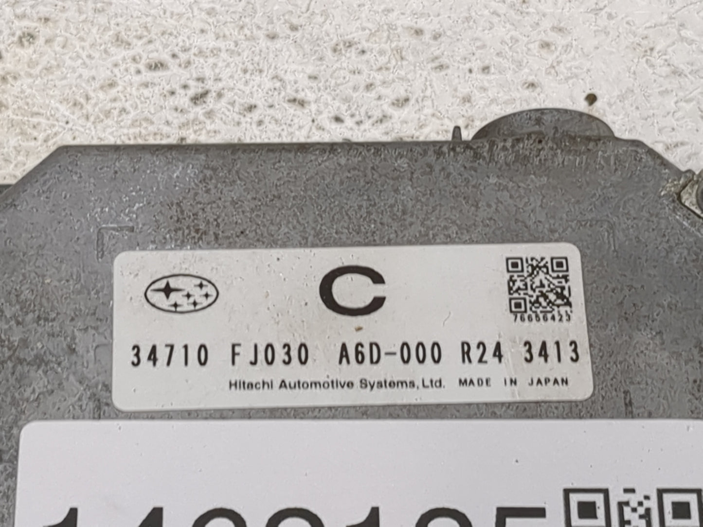 2013 Subaru Xv PCM Engine Control Computer ECU ECM PCU OEM P/N:A6D-000 R24 34710 FJ030 Fits OEM Used Auto Parts - Oemusedaut
