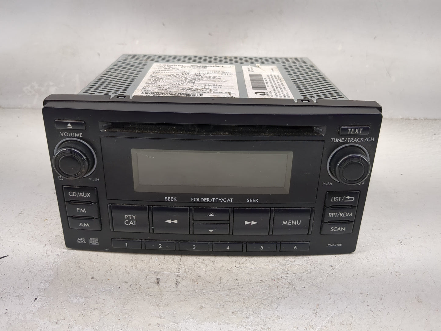 2013-2014 Subaru Xv Radio AM FM Cd Player Receiver Replacement P/N:86201FJ620 PF-3386A-A, CM621UB Fits Fits 2012 2013 2014 O
