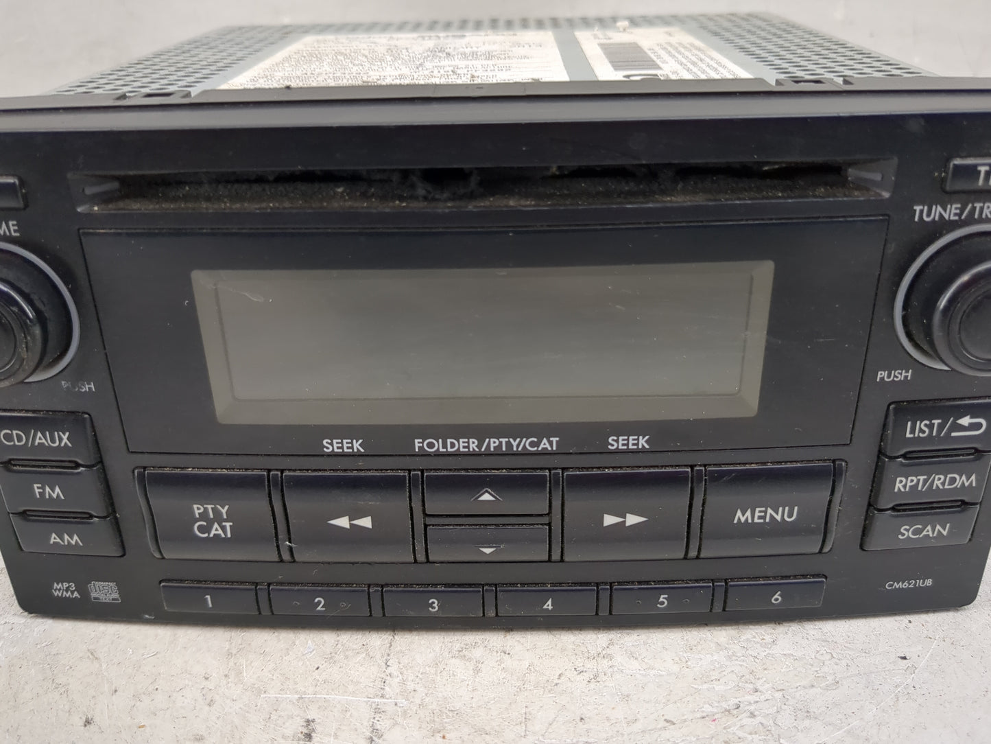 2013-2014 Subaru Xv Radio AM FM Cd Player Receiver Replacement P/N:86201FJ620 PF-3386A-A, CM621UB Fits Fits 2012 2013 2014 O