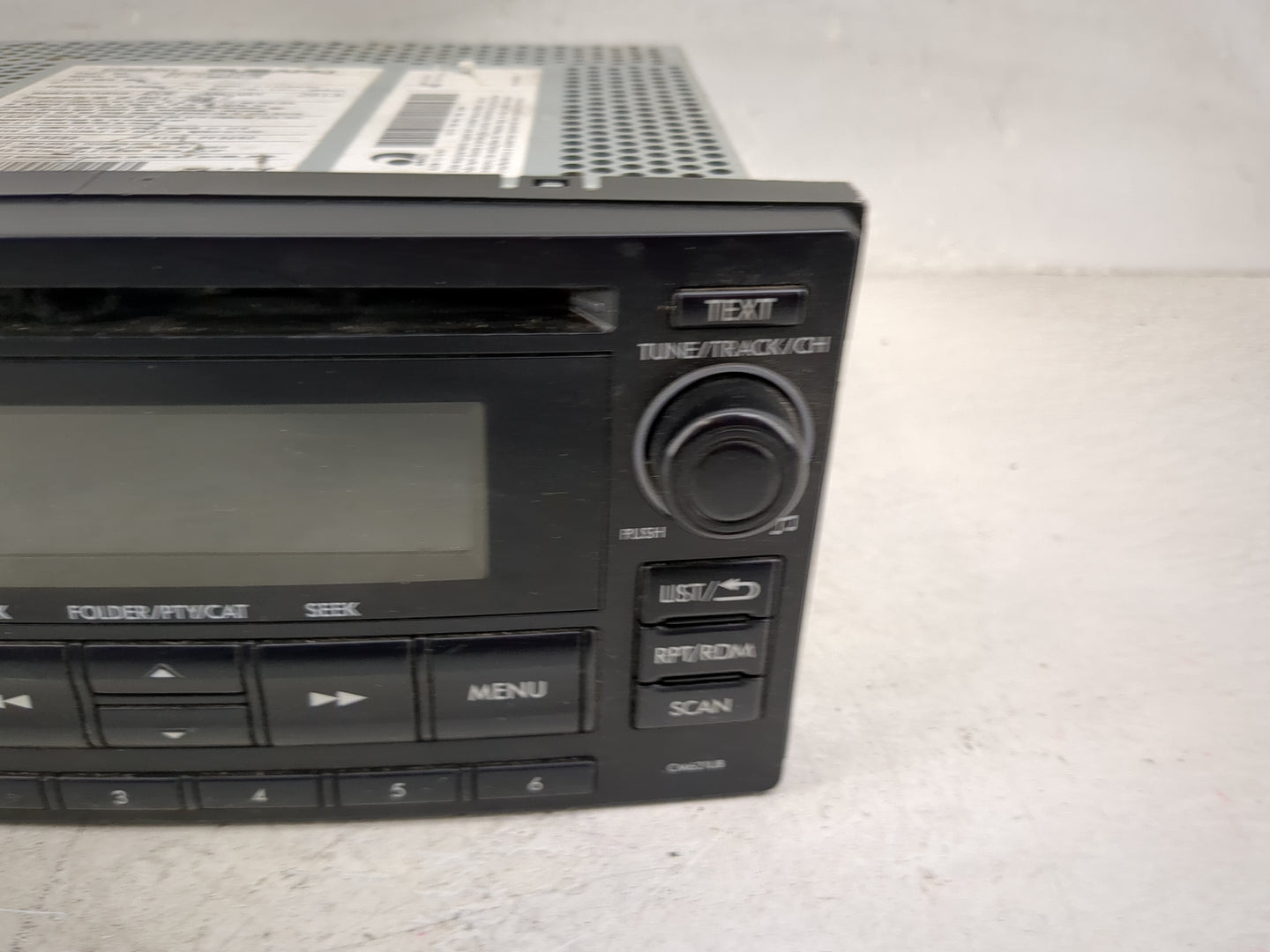 2013-2014 Subaru Xv Radio AM FM Cd Player Receiver Replacement P/N:86201FJ620 PF-3386A-A, CM621UB Fits Fits 2012 2013 2014 O