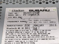 2013-2014 Subaru Xv Radio AM FM Cd Player Receiver Replacement P/N:86201FJ620 PF-3386A-A, CM621UB Fits Fits 2012 2013 2014 O
