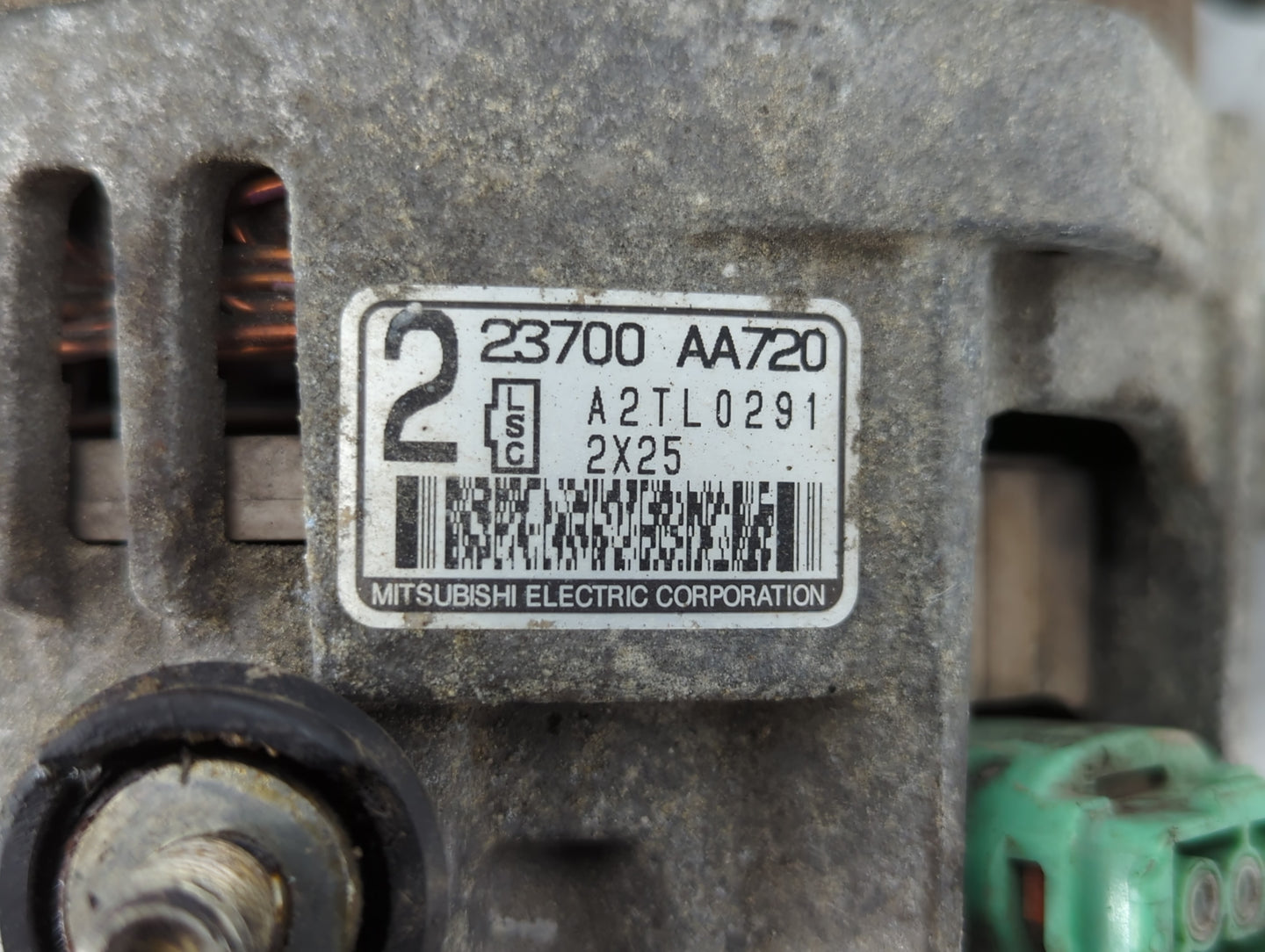 2013-2015 Subaru Xv Alternator Replacement Generator Charging Assembly Engine OEM P/N:23700 AA720 Fits Fits 2012 2013 2014 2