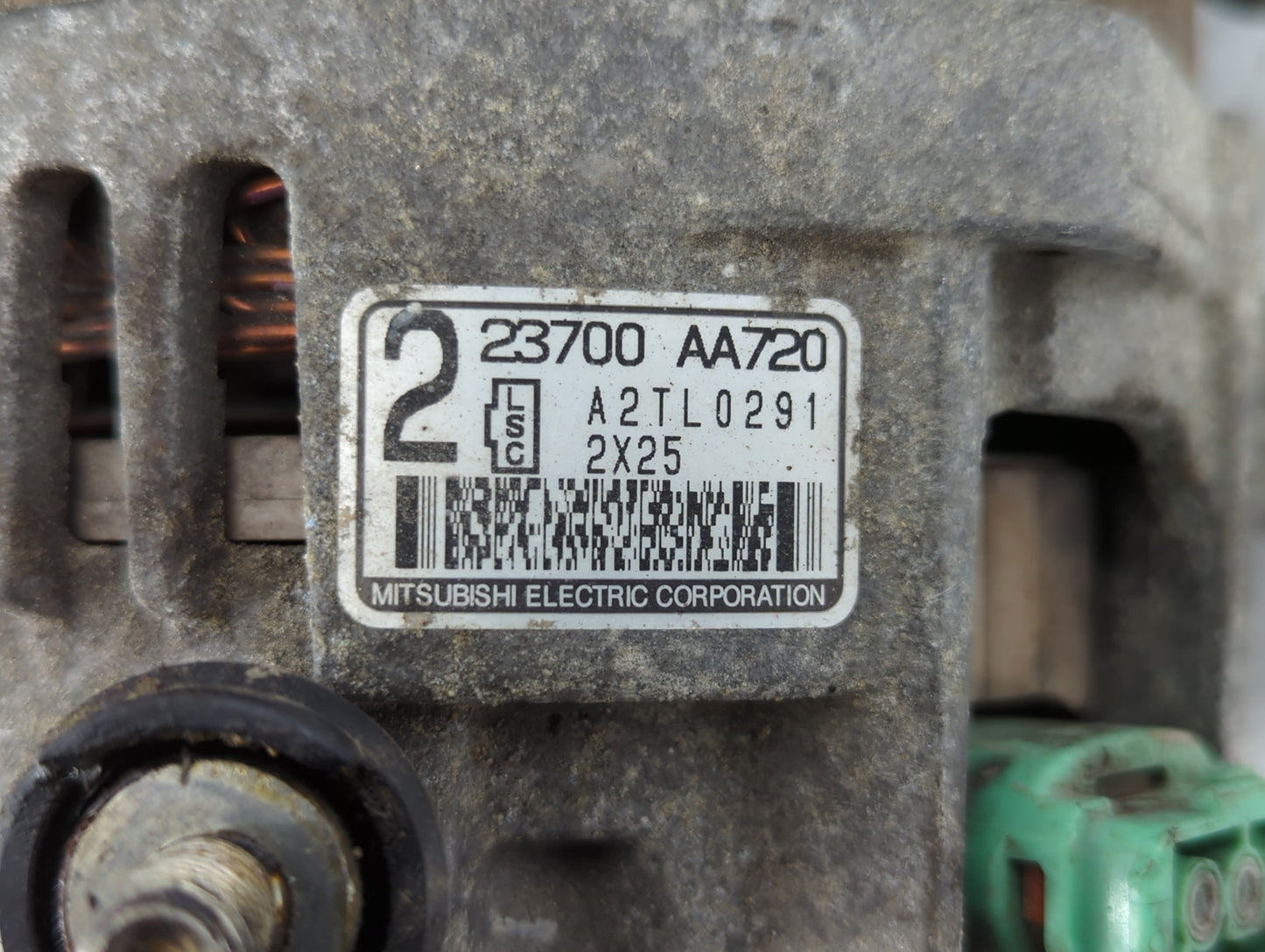 2013-2015 Subaru Xv Alternator Replacement Generator Charging Assembly Engine OEM P/N:23700 AA720 Fits Fits 2012 2013 2014 2