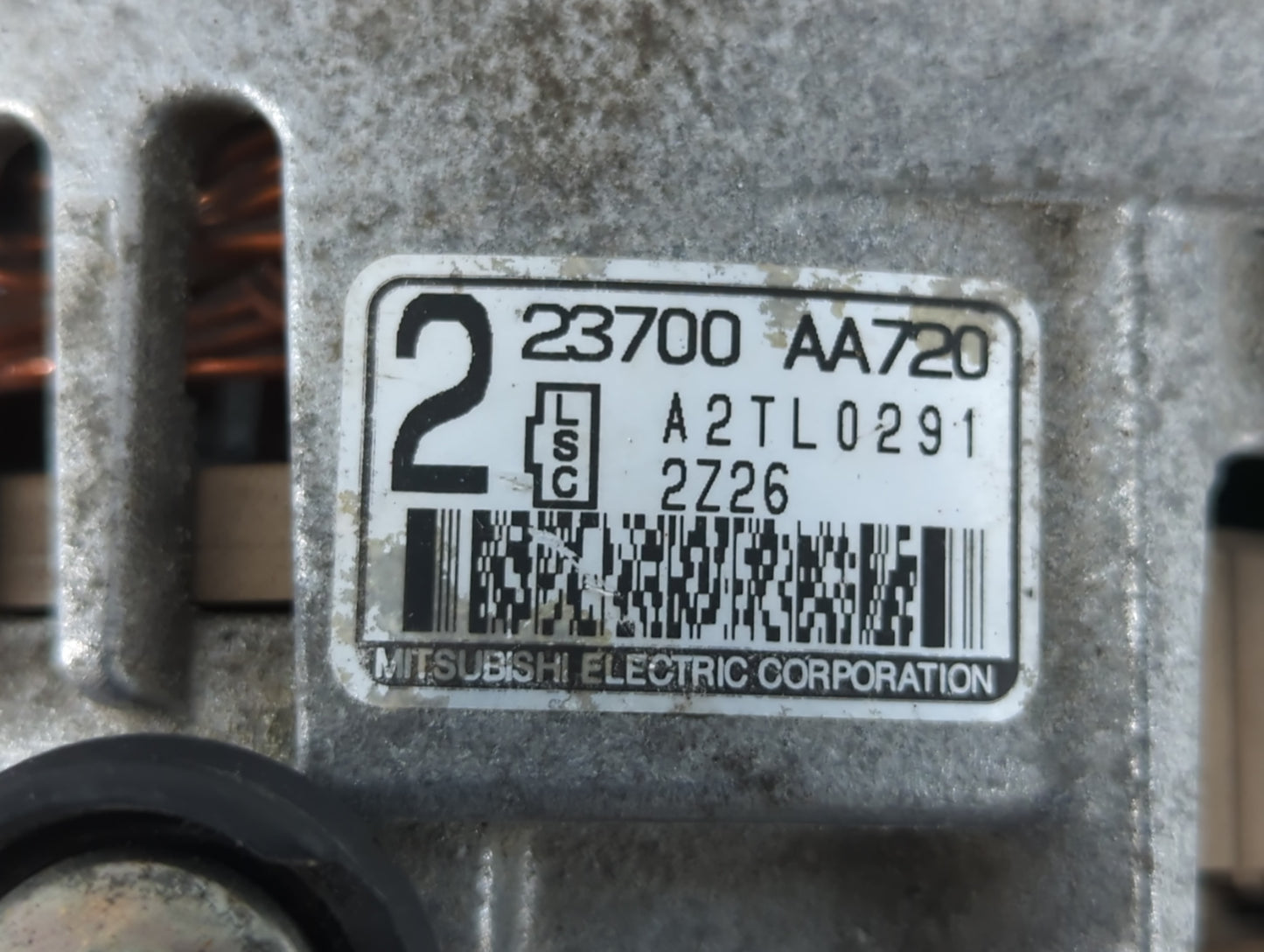 2013-2015 Subaru Xv Alternator Replacement Generator Charging Assembly Engine OEM P/N:23700 AA720 Fits Fits 2012 2013 2014 2