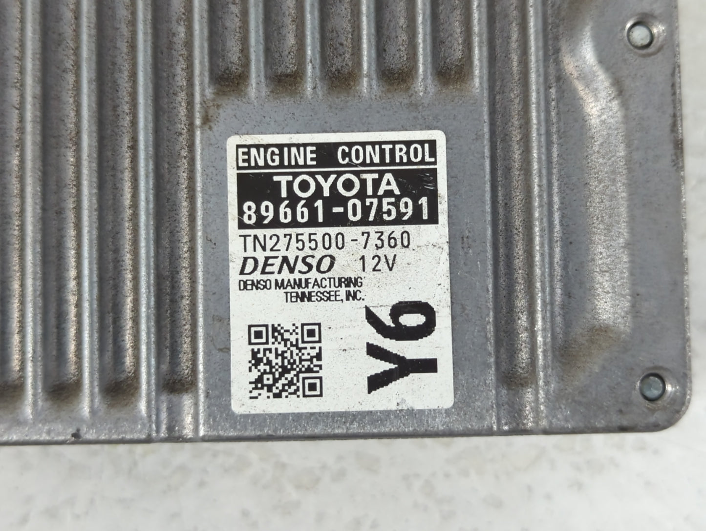 2013-2014 Toyota Avalon PCM Engine Control Computer ECU ECM PCU OEM P/N:89661-07591 Fits Fits 2013 2014 OEM Used Auto Parts 