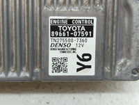2013-2014 Toyota Avalon PCM Engine Control Computer ECU ECM PCU OEM P/N:89661-07590 89661-07591 Fits Fits 2013 2014 OEM Used