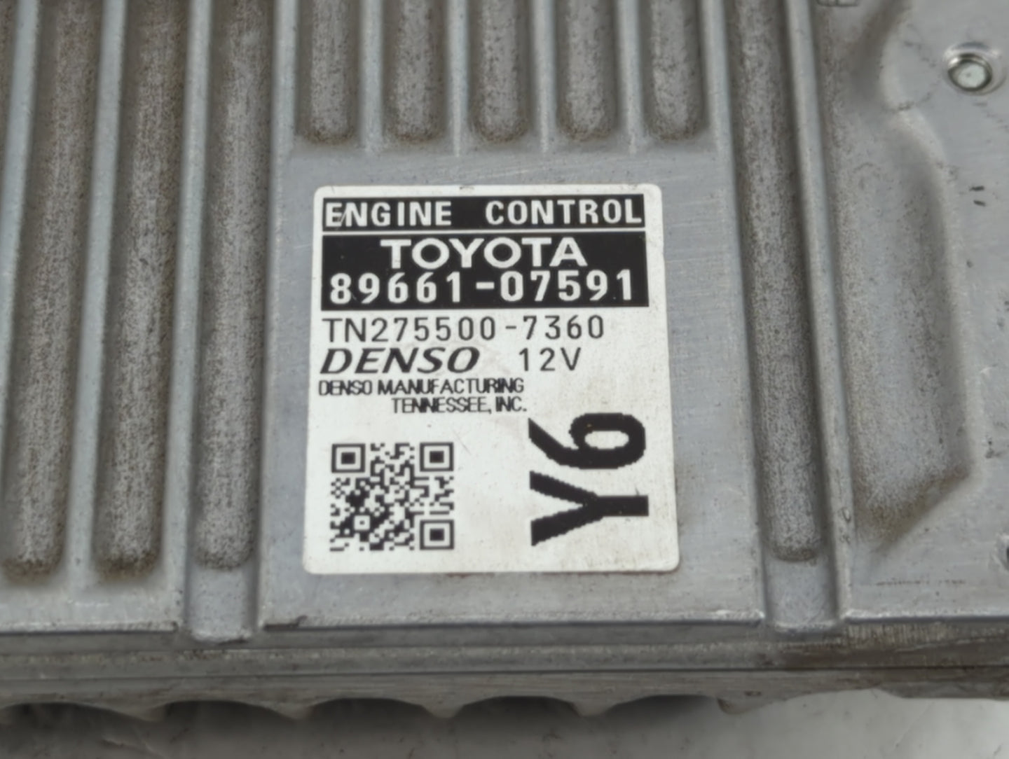 2013-2014 Toyota Avalon PCM Engine Control Computer ECU ECM PCU OEM P/N:89661-07590 89661-07591 Fits Fits 2013 2014 OEM Used