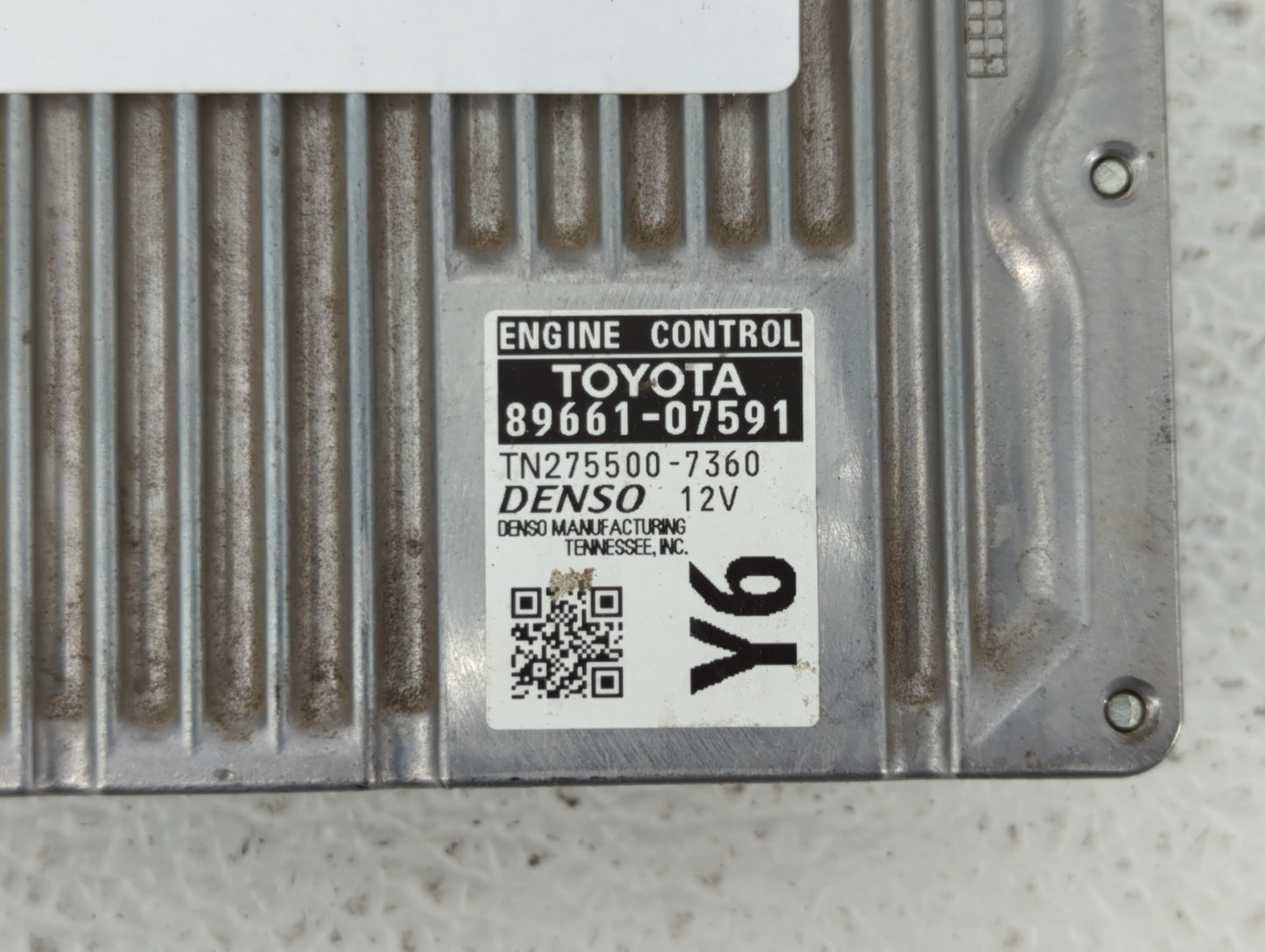 2013-2014 Toyota Avalon PCM Engine Control Computer ECU ECM PCU OEM P/N:89661-07590 89661-07591 Fits Fits 2013 2014 OEM Used
