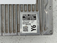 2013-2014 Toyota Avalon PCM Engine Control Computer ECU ECM PCU OEM P/N:89661-07590 89661-07591 Fits Fits 2013 2014 OEM Used