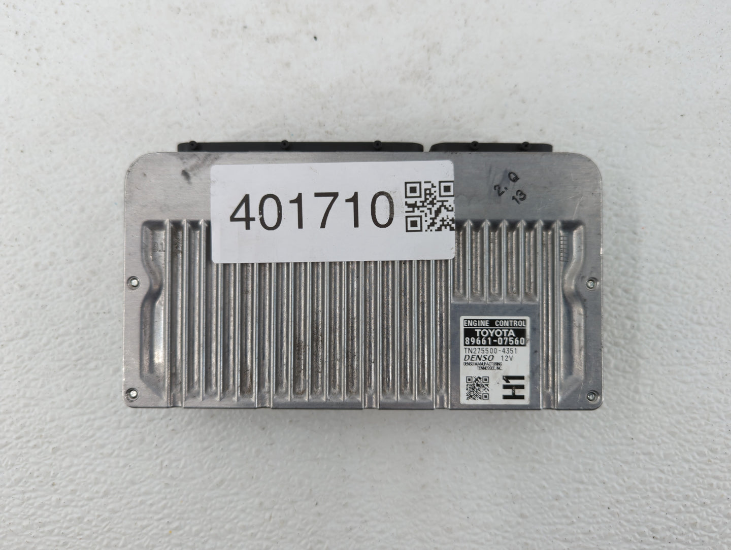 2013-2014 Toyota Avalon PCM Engine Control Computer ECU ECM PCU OEM P/N:89661-07560 Fits Fits 2013 2014 OEM Used Auto Parts 