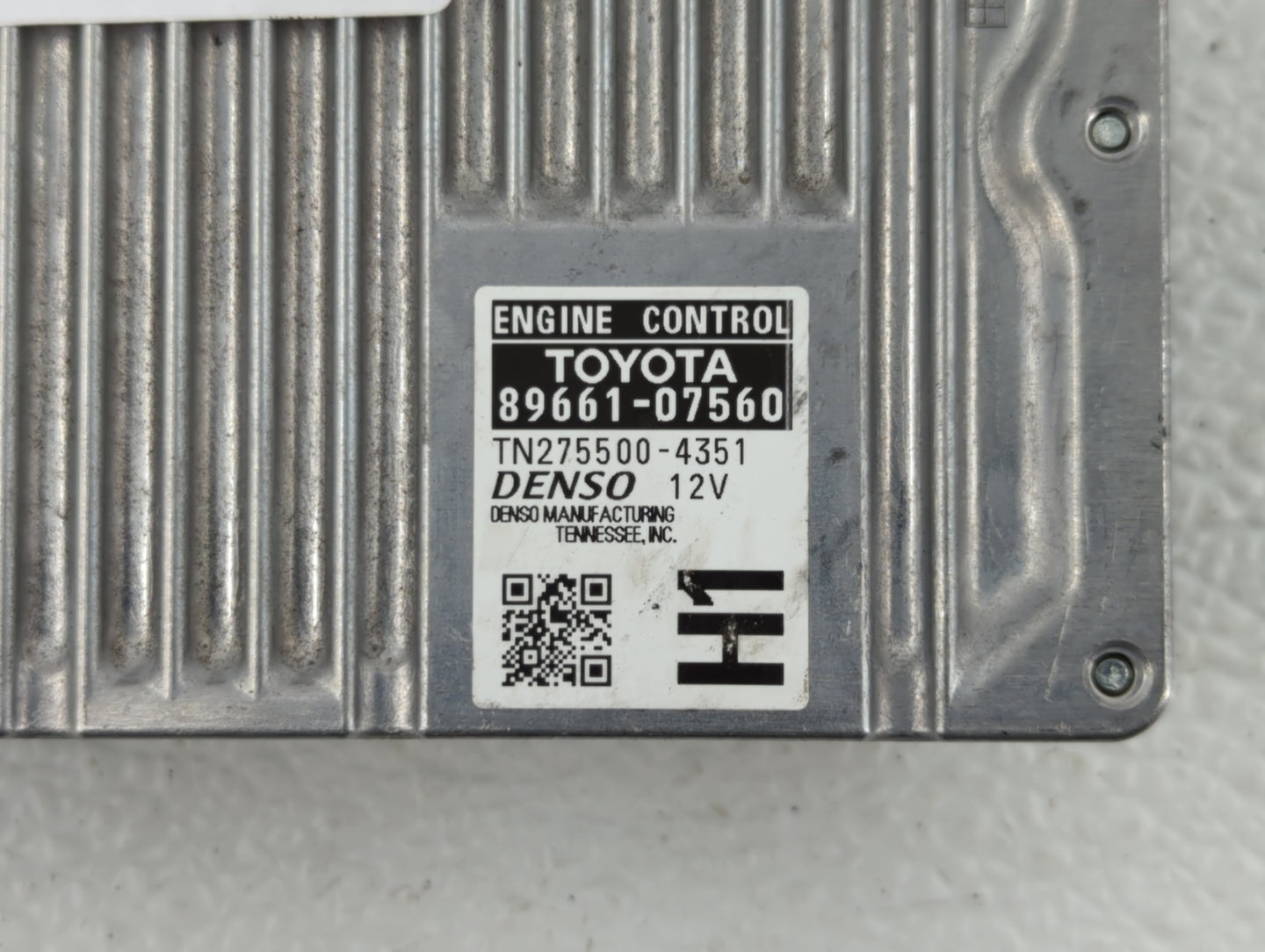2013-2014 Toyota Avalon PCM Engine Control Computer ECU ECM PCU OEM P/N:89661-07560 Fits Fits 2013 2014 OEM Used Auto Parts 