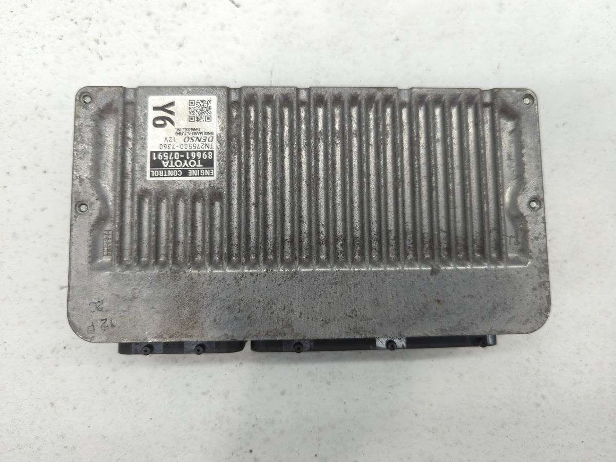 2013-2014 Toyota Avalon PCM Engine Control Computer ECU ECM PCU OEM P/N:89661-07591 89661-07590 Fits 2013 2014 OEM Used Auto