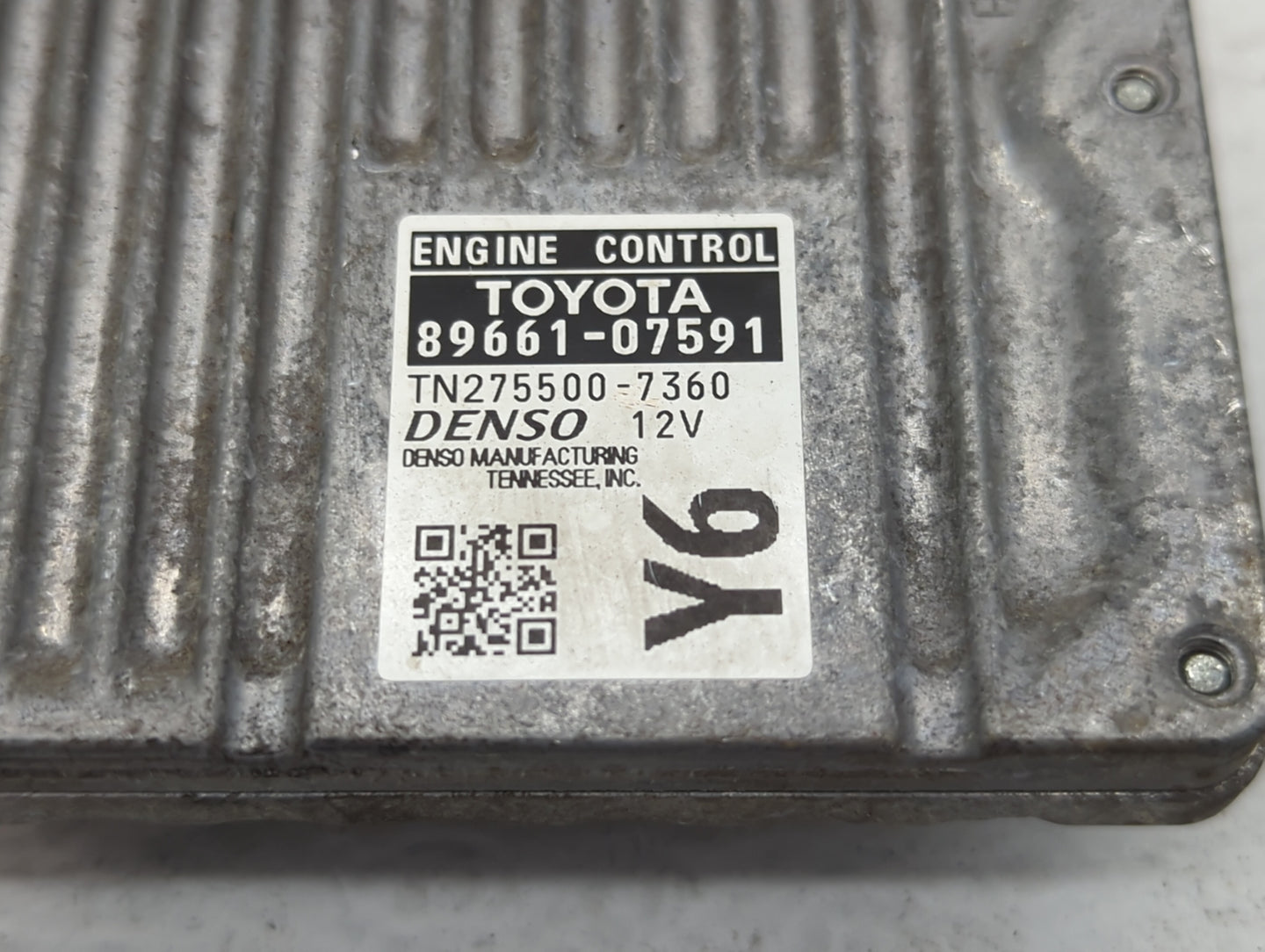 2013-2014 Toyota Avalon PCM Engine Control Computer ECU ECM PCU OEM P/N:89661-07591 89661-07590 Fits Fits 2013 2014 OEM Used