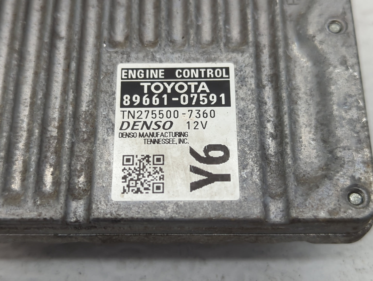 2013-2014 Toyota Avalon PCM Engine Control Computer ECU ECM PCU OEM P/N:89661-07591 89661-07590 Fits Fits 2013 2014 OEM Used
