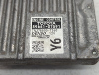 2013-2014 Toyota Avalon PCM Engine Control Computer ECU ECM PCU OEM P/N:89661-07591 89661-07590 Fits Fits 2013 2014 OEM Used