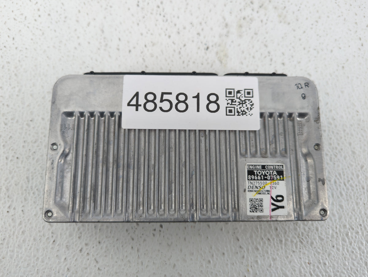 2013-2014 Toyota Avalon PCM Engine Control Computer ECU ECM PCU OEM P/N:89661-07591 89661-07590 Fits 2013 2014 OEM Used Auto