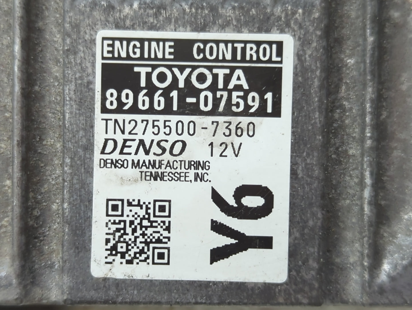 2013-2014 Toyota Avalon PCM Engine Control Computer ECU ECM PCU OEM P/N:TN275500-7360 89661-07591 Fits Fits 2013 2014 OEM Us