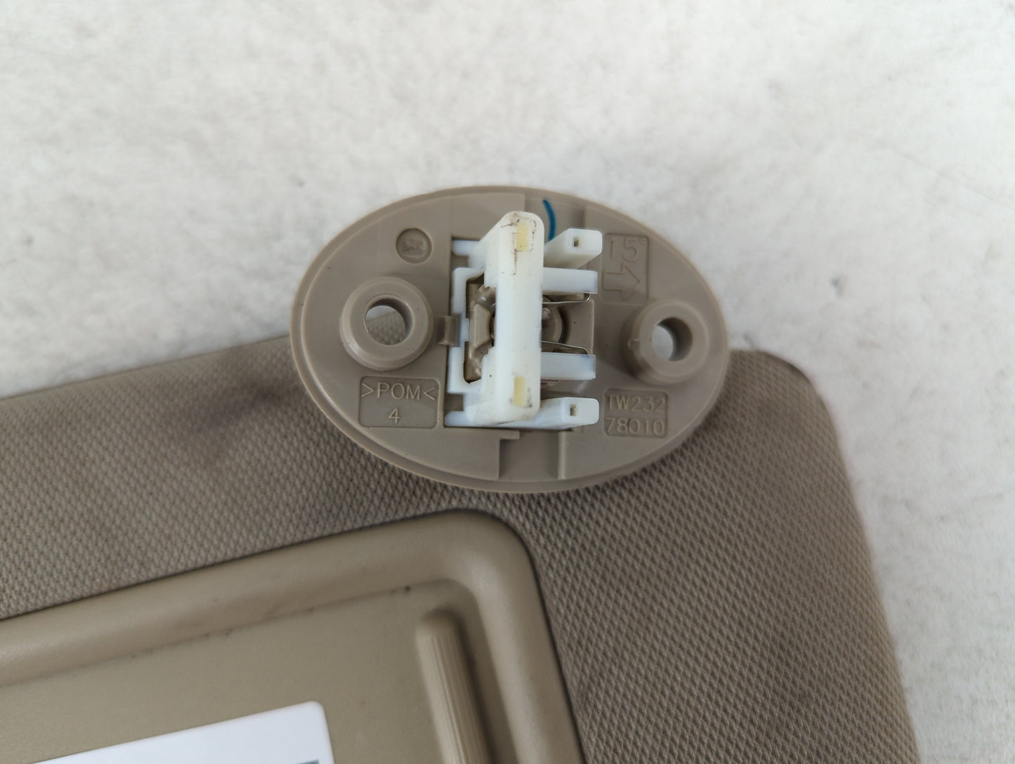 2012-2017 Toyota Camry Sun Visor Shade Replacement Passenger Right Mirror Fits Fits 2012 2013 2014 2015 2016 2017 OEM Used A