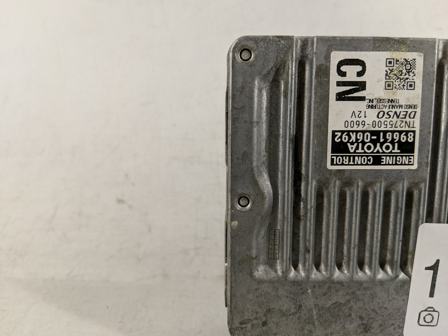 2012-2013 Toyota Camry PCM Engine Control Computer ECU ECM PCU OEM P/N:89661-06K92 Fits Fits 2012 2013 OEM Used Auto Parts -