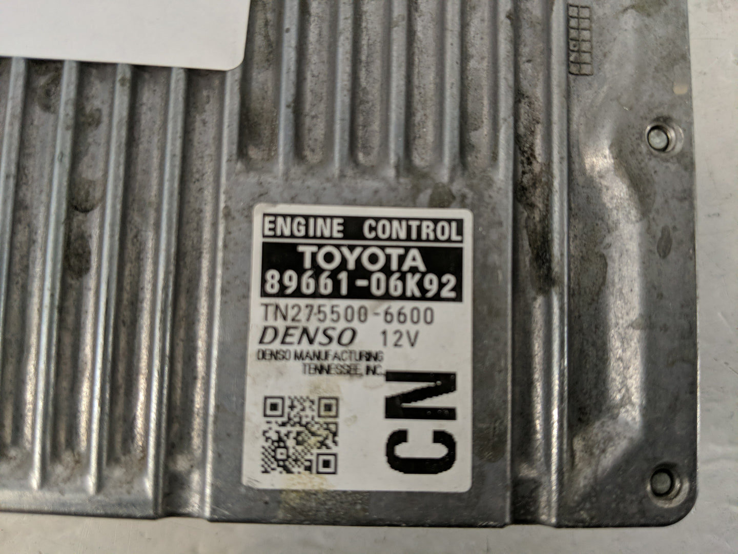 2012-2013 Toyota Camry PCM Engine Control Computer ECU ECM PCU OEM P/N:89661-06K92 Fits Fits 2012 2013 OEM Used Auto Parts -
