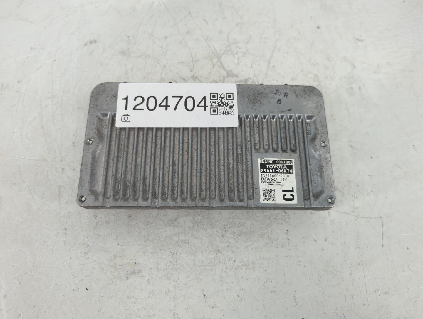 2012-2014 Toyota Camry PCM Engine Control Computer ECU ECM PCU OEM P/N:89661-06K74 Fits Fits 2012 2013 2014 OEM Used Auto Pa