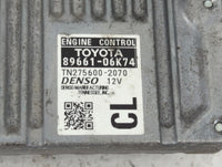 2012-2014 Toyota Camry PCM Engine Control Computer ECU ECM PCU OEM P/N:89661-06K74 Fits Fits 2012 2013 2014 OEM Used Auto Pa