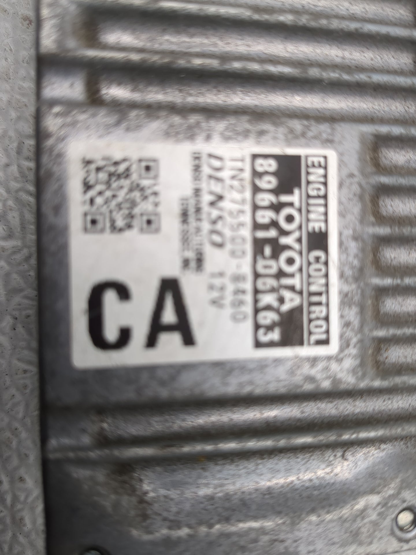 2012-2014 Toyota Camry PCM Engine Control Computer ECU ECM PCU OEM P/N:89661-06K63 Fits Fits 2012 2013 2014 OEM Used Auto Pa