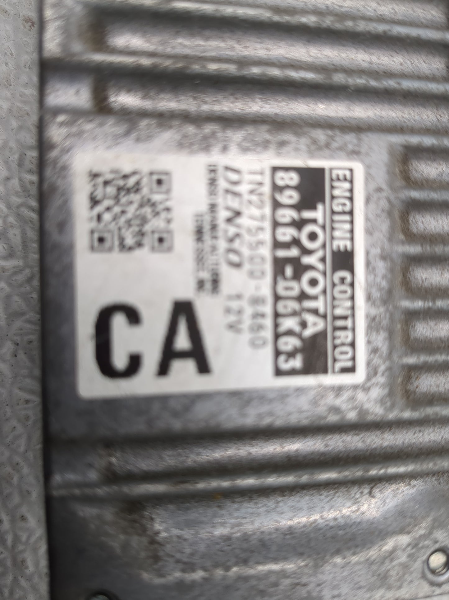 2012-2014 Toyota Camry PCM Engine Control Computer ECU ECM PCU OEM P/N:89661-06K63 Fits Fits 2012 2013 2014 OEM Used Auto Pa