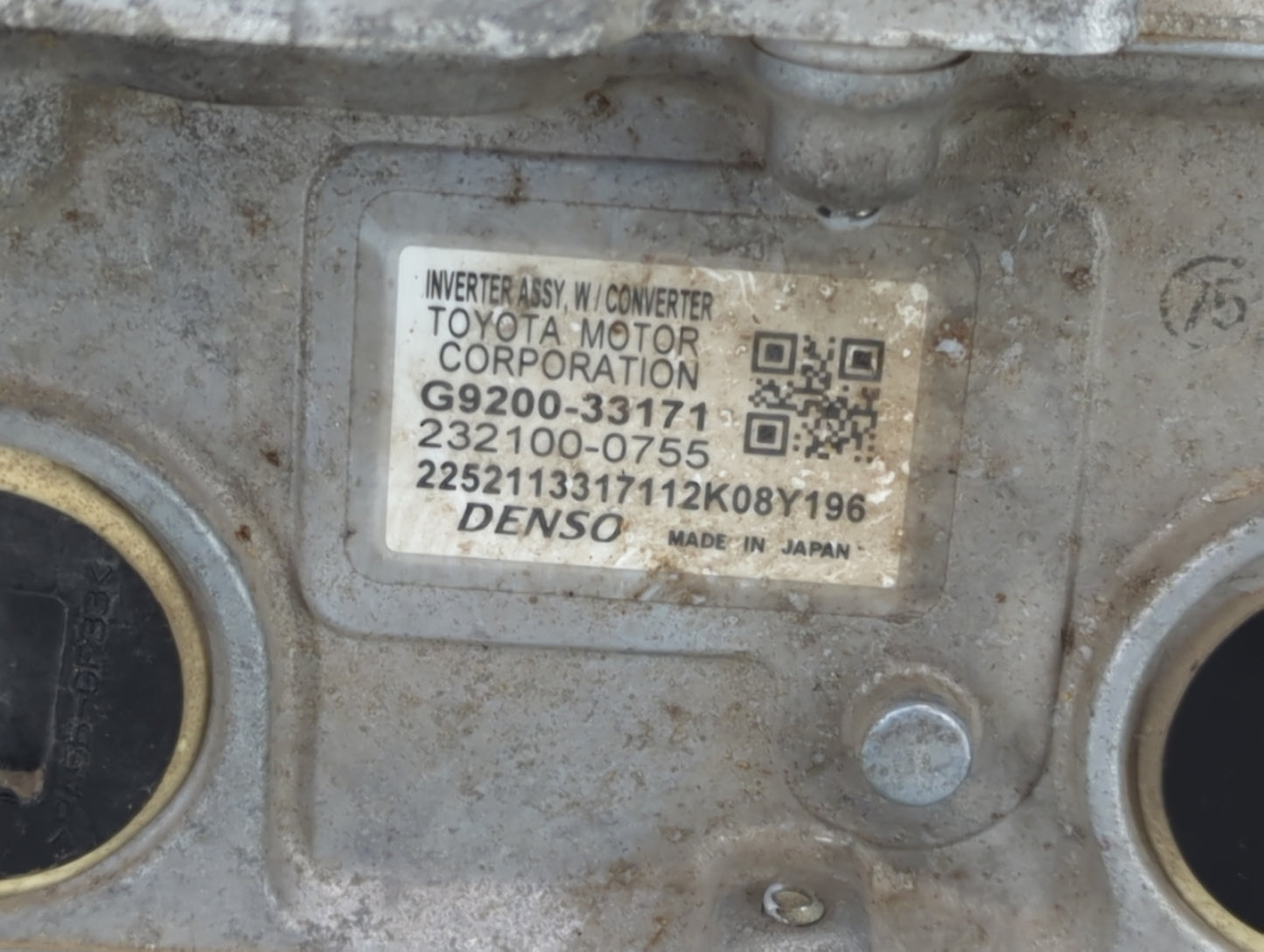 2012-2017 Toyota Camry Hybrid DC Synergy Drive Power Inverter P/N:G9200-33171 Fits Fits 2012 2013 2014 2015 2016 2017 2018 O