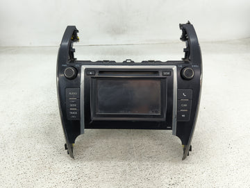 2013-2014 Toyota Camry Radio AM FM Cd Player Receiver Replacement P/N:86140-06011 CV-VS81E14DA Fits Fits 2013 2014 OEM Used 