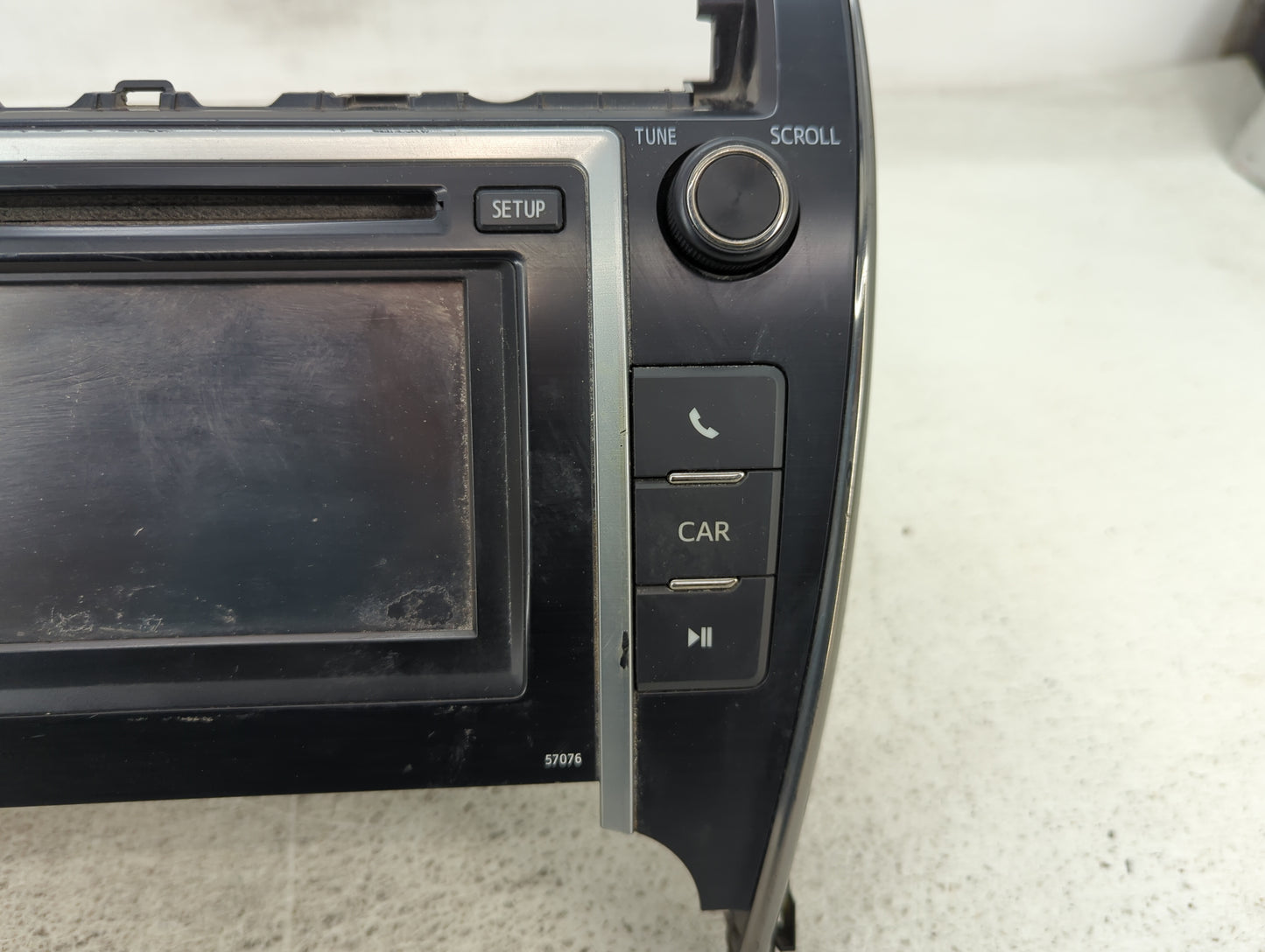 2013-2014 Toyota Camry Radio AM FM Cd Player Receiver Replacement P/N:86140-06011 CV-VS81E14DA Fits Fits 2013 2014 OEM Used 
