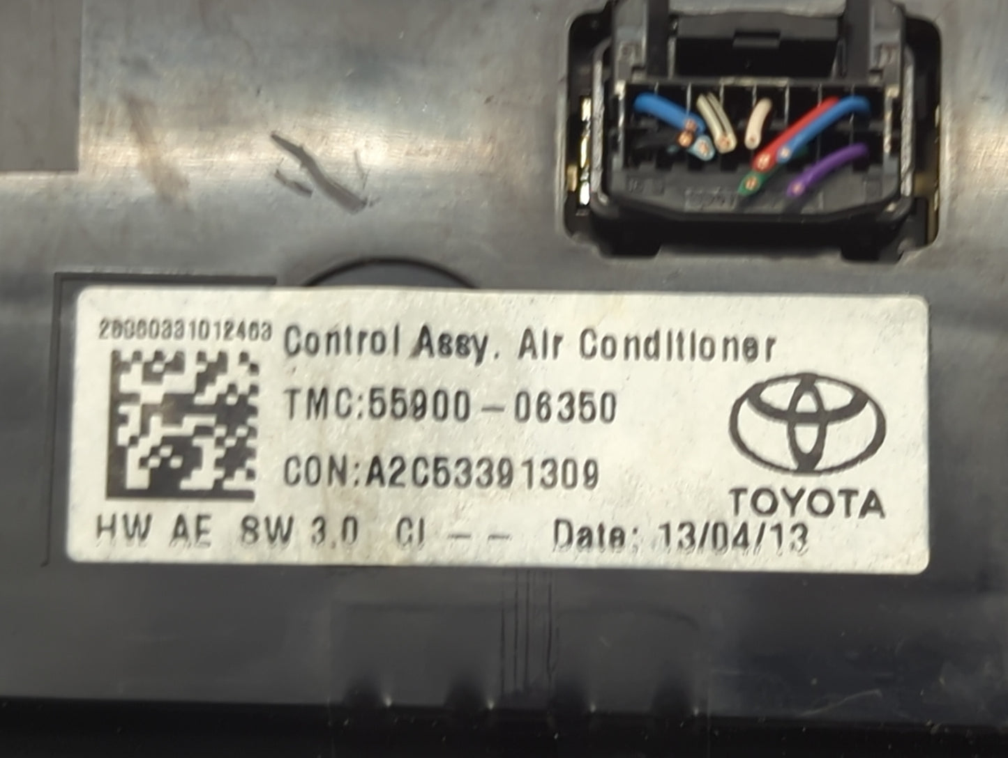 2012-2014 Toyota Camry Climate Control Module Temperature AC/Heater Replacement P/N:55900-06350 Fits Fits 2012 2013 2014 OEM