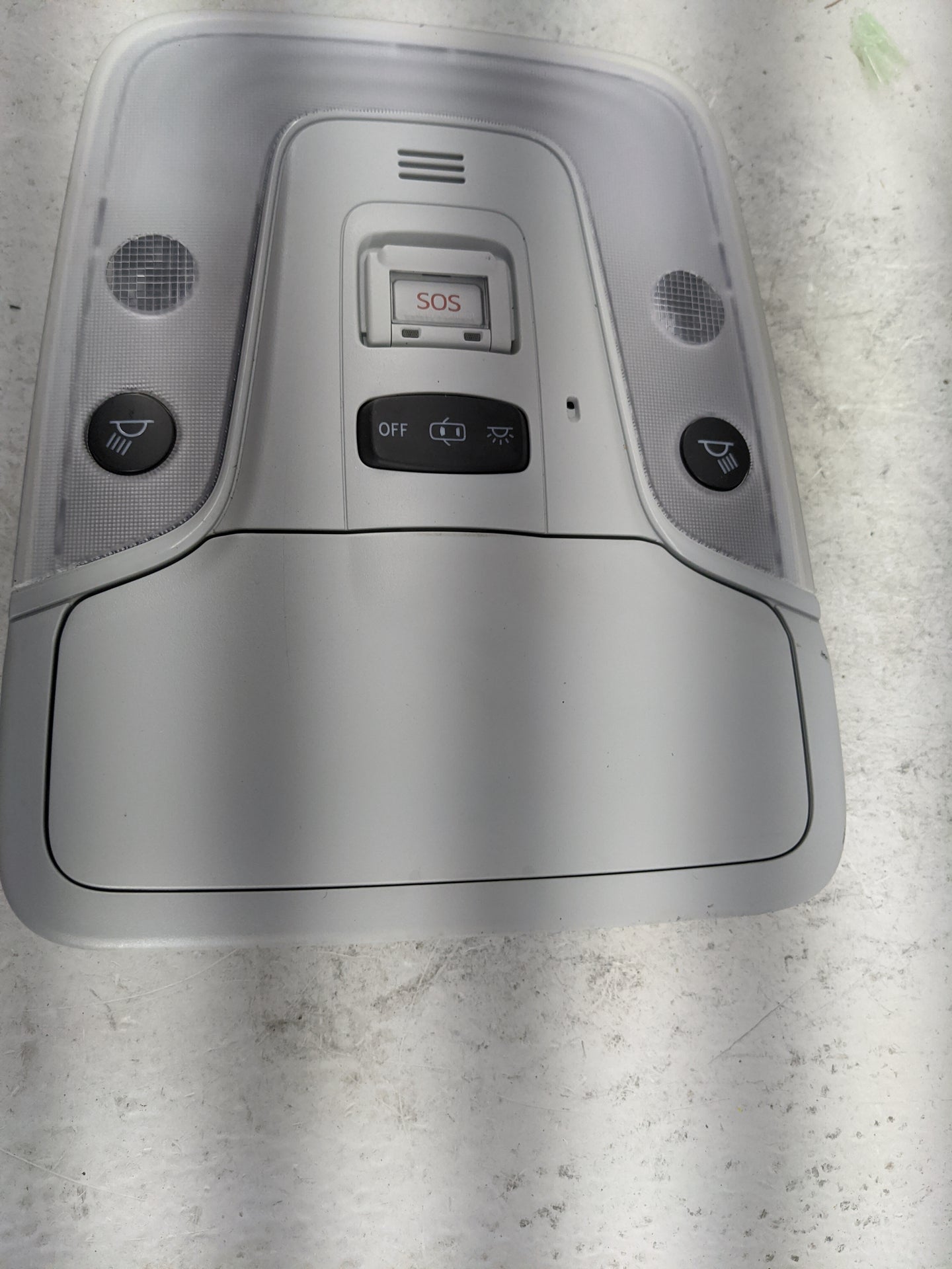 2012-2014 Toyota Camry Overhead Console W/rear Climate Control Gray - Oemusedautoparts1.com