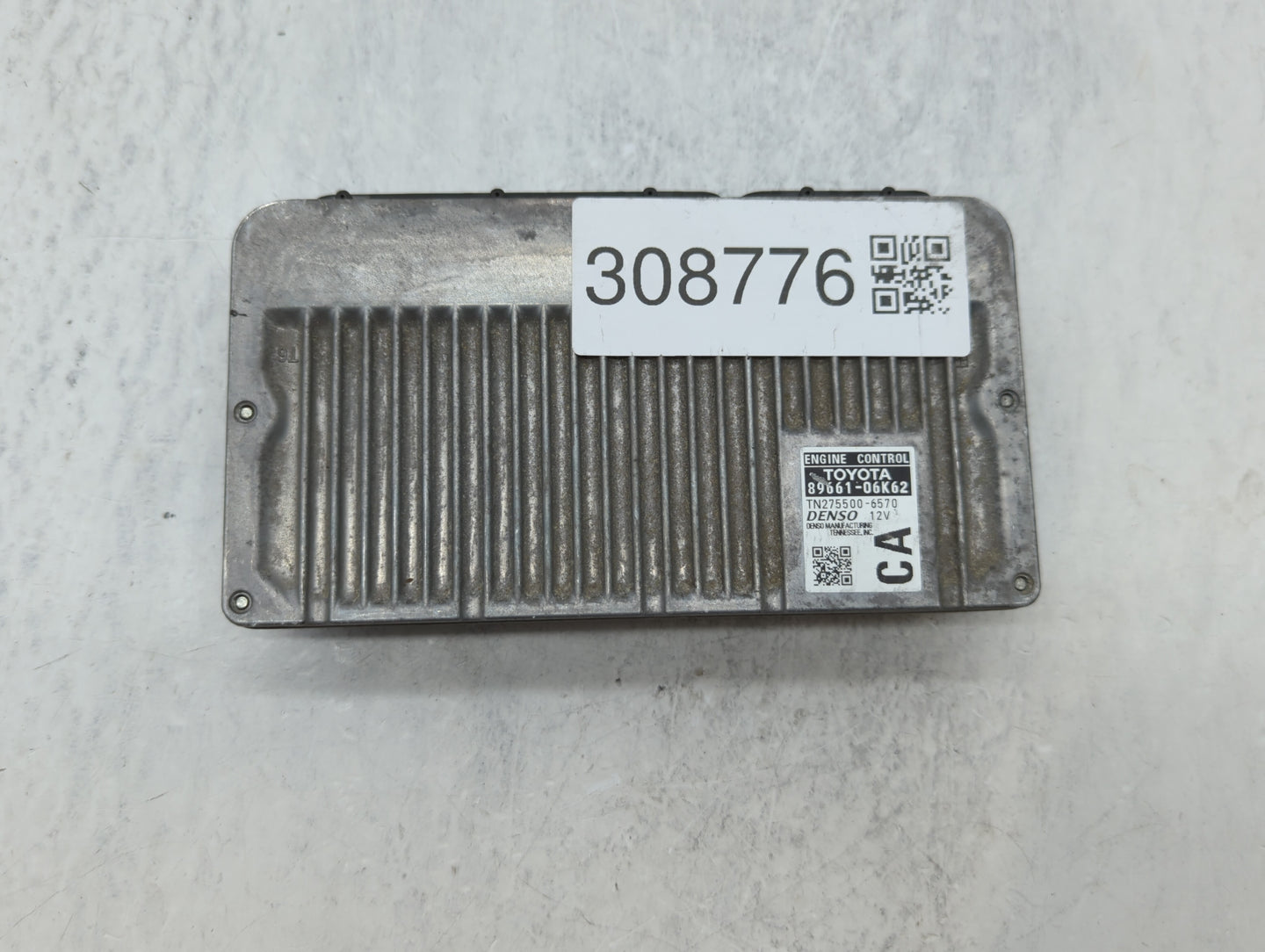 2012-2014 Toyota Camry PCM Engine Control Computer ECU ECM PCU OEM P/N:89661-06K63 89661-06K84 Fits Fits 2012 2013 2014 OEM 