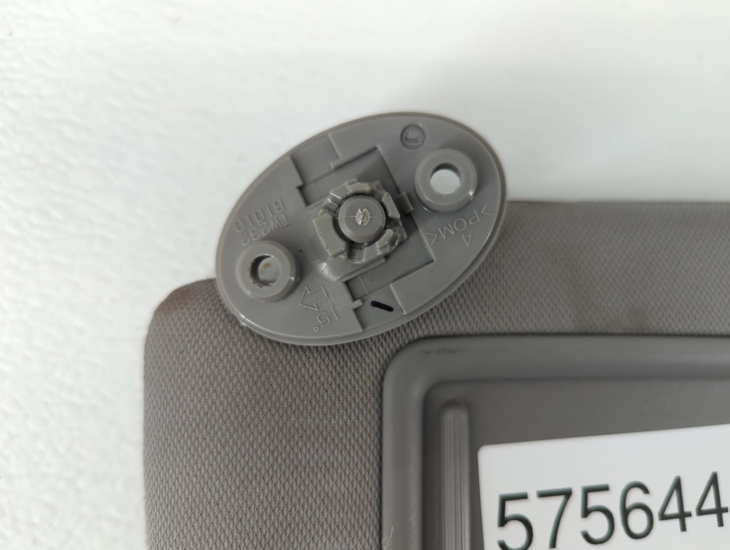 2012-2017 Toyota Camry Sun Visor Shade Replacement Driver Left Mirror Fits Fits 2012 2013 2014 2015 2016 2017 OEM Used Auto 