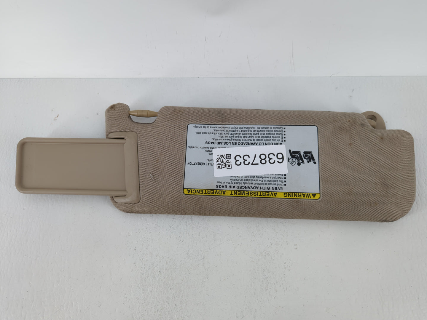 2012-2017 Toyota Camry Sun Visor Shade Replacement Driver Left Mirror Fits Fits 2012 2013 2014 2015 2016 2017 OEM Used Auto 